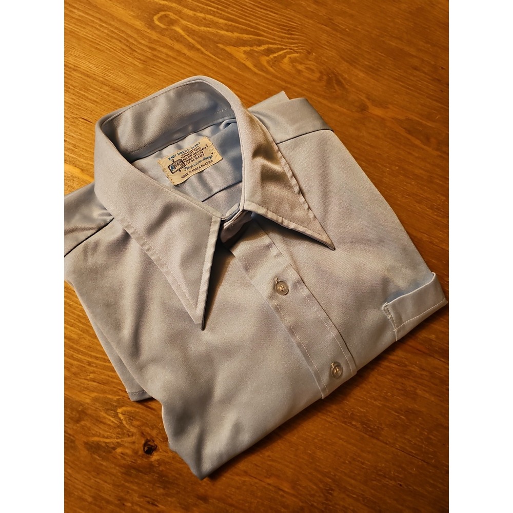 Vintage K Mart Polyester Casual Button Front Shirt XL